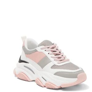 STEVE MADDEN- DRAGON SNEAKER IN PINK MULTI